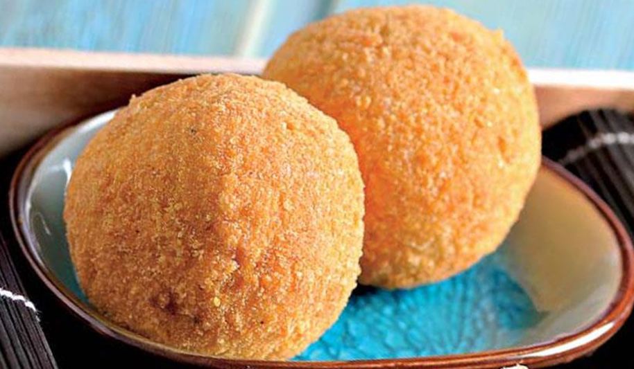 Рецепт жареное мороженое с соусом из маракуйи