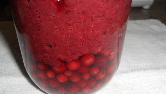 ШАГ 5. брусничный мусс