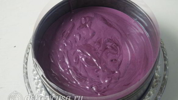 ШАГ 15. черничный муссовый торт
