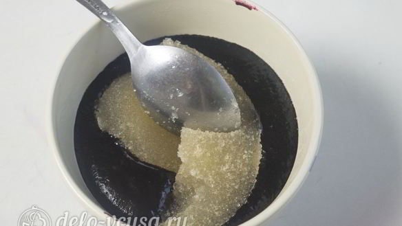 ШАГ 8. черничный муссовый торт