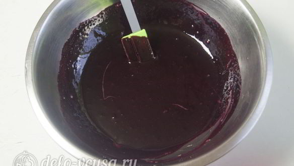 ШАГ 10. черничный муссовый торт