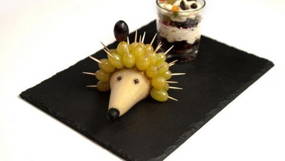 ШАГ 4. фруктовый ежик и воздушный ягодный мусс