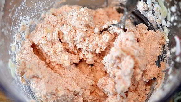 ШАГ 6. кальмар, фаршированный крабовым муссом