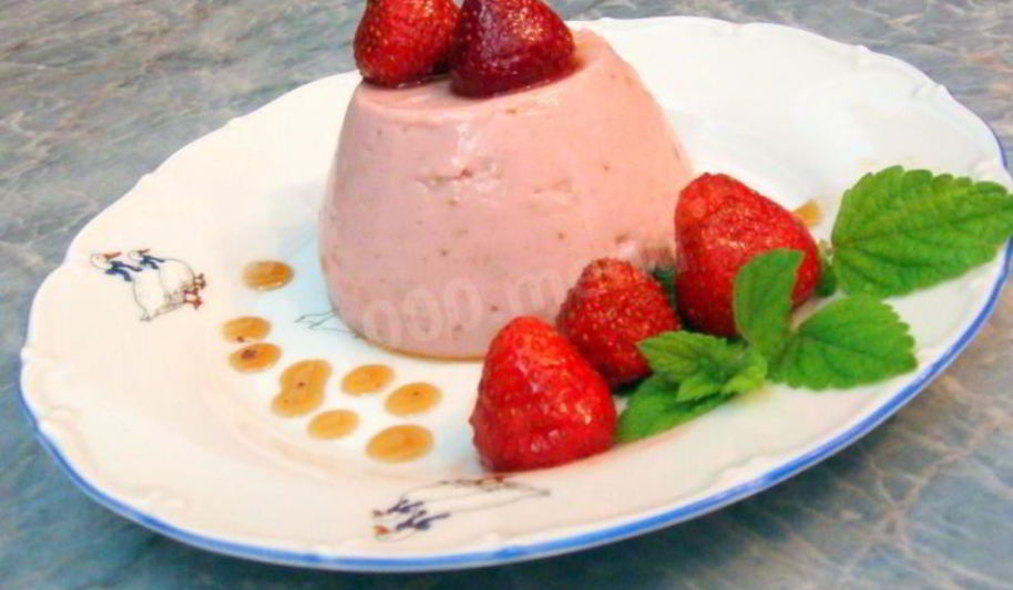 Рецепт клубничный мусс