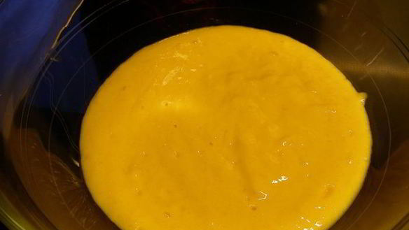 ШАГ 2. легкий крем-мусс из манго с рикоттой