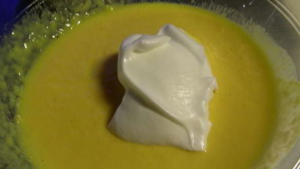 ШАГ 4. легкий крем-мусс из манго с рикоттой