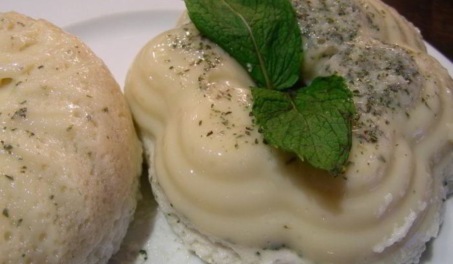 Рецепт легкий мятно-лимонный мусс-желе