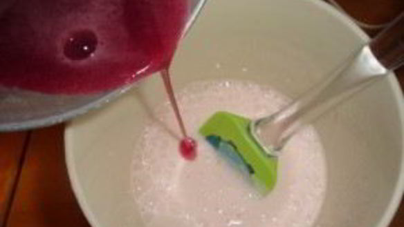 ШАГ 2. малиновый мусс для торта