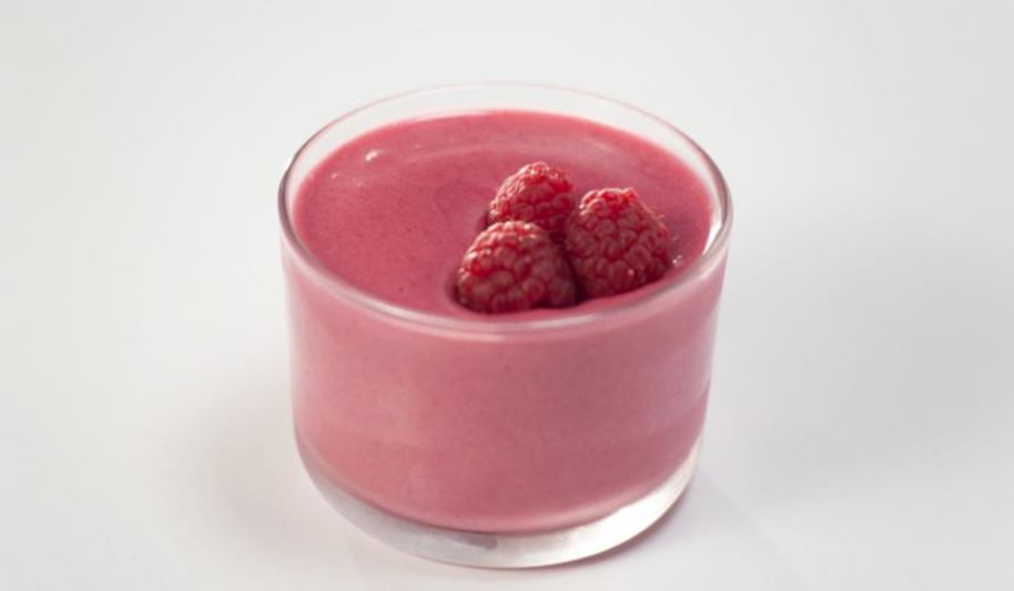 Рецепт малиновый мусс