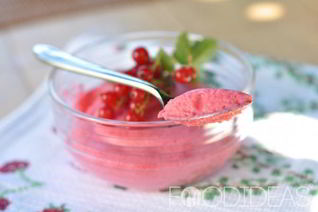 Мусс из красной смородины