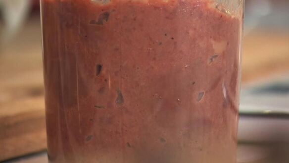 ШАГ 2. мусс из куриной печенки