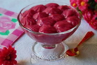 Мусс из малины и ежевики