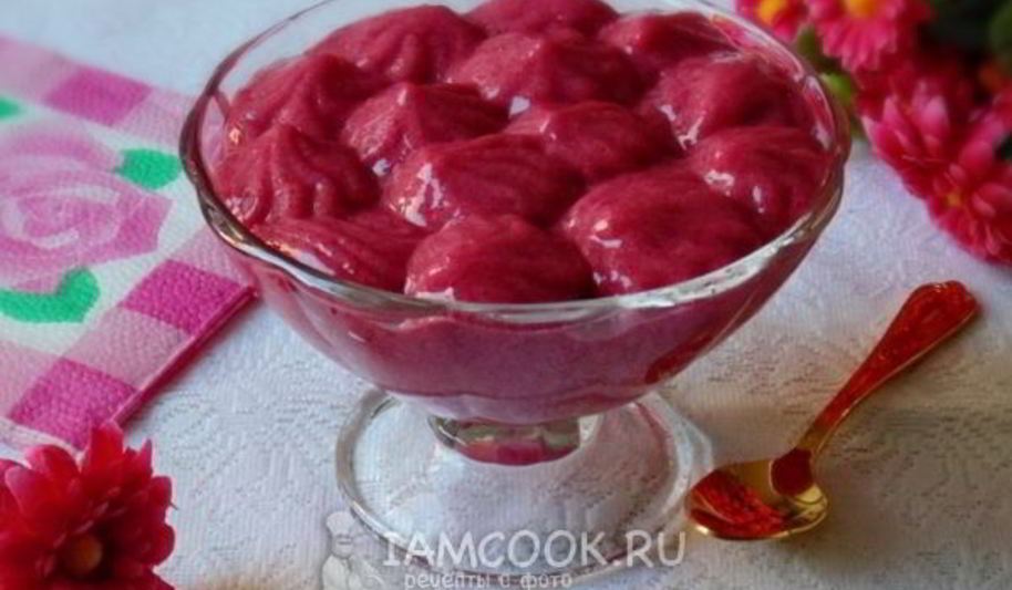 Рецепт мусс из малины и ежевики