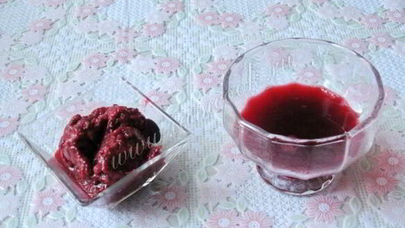 ШАГ 6. мусс из малины и ежевики