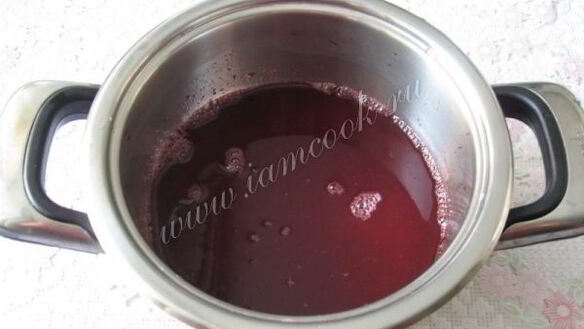 ШАГ 9. мусс из малины и ежевики