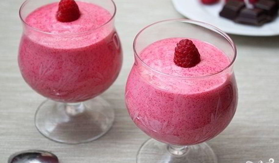 Рецепт мусса иза малин с манкого