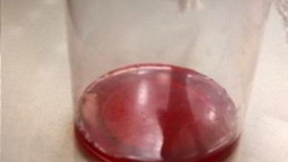 ШАГ 2. мусс из малины с манкой