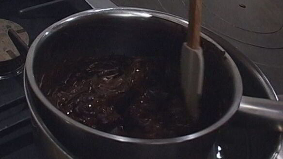 ШАГ 2. мусс из шоколада