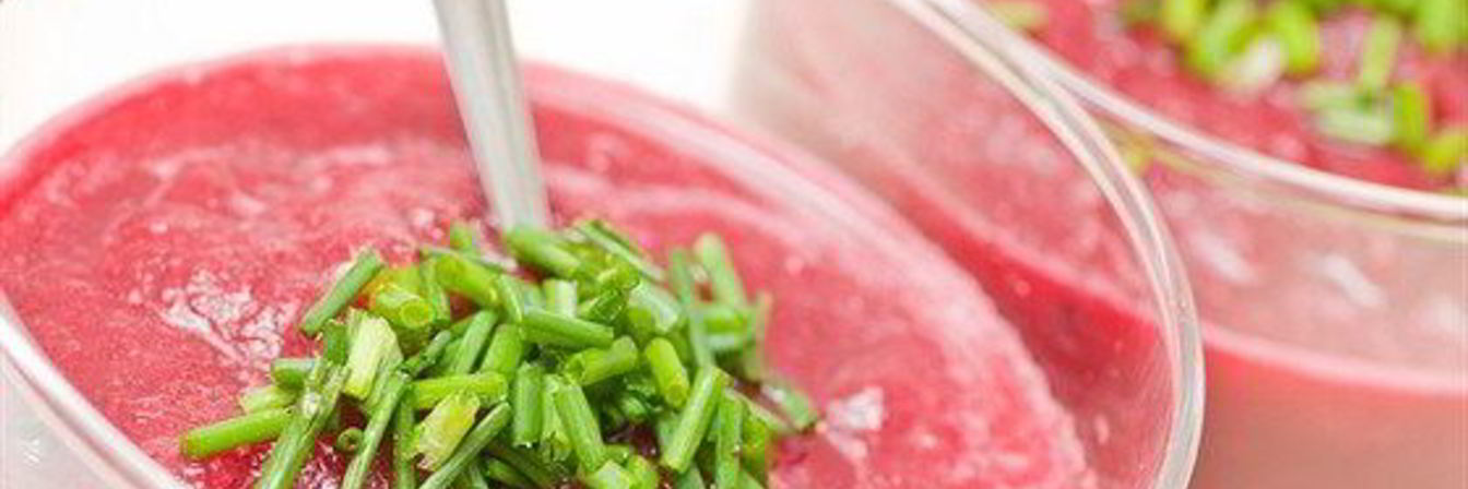 Мусс из свеклы с бальзамическим уксусом