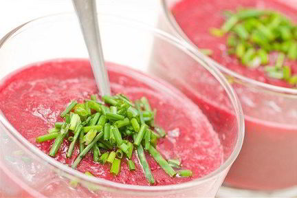 Мусс из свеклы с бальзамическим уксусом