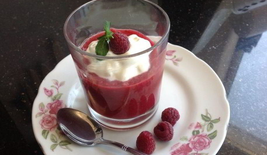 Рецепт мусс из свежей малины
