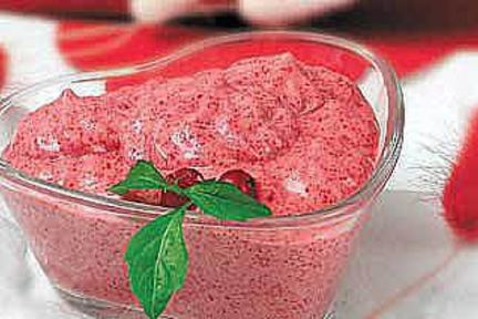 Мусс клюквенный