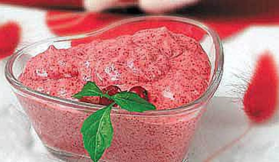 Рецепт мусс клюквенный