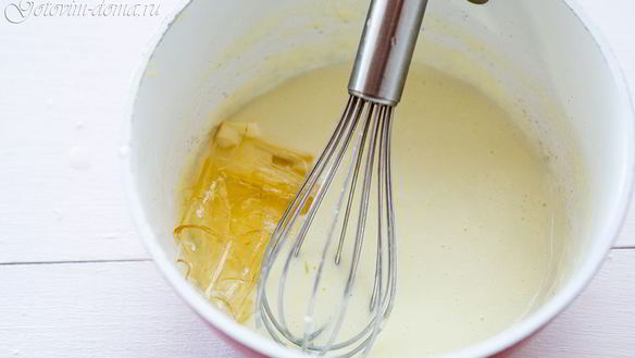 ШАГ 6. мусс с белым шоколадом ваниль-базилик