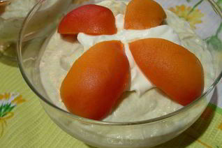 Нежный мусс из ревеня