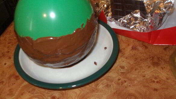 ШАГ 6. пасхальные шоколадные яйца с творожным муссом