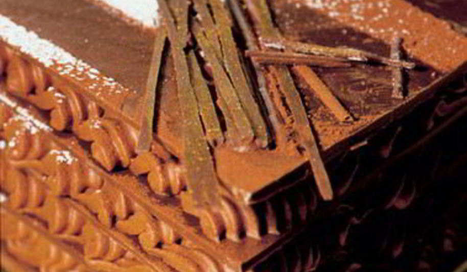 Рецепт пралине с шоколадно-карамельным муссом