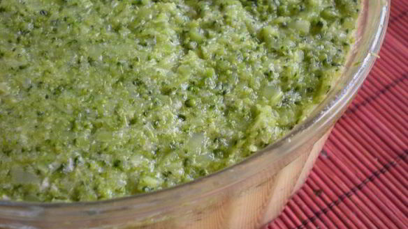 ШАГ 18. рыбный террин с креветочным муссом на подушечке из брокколи