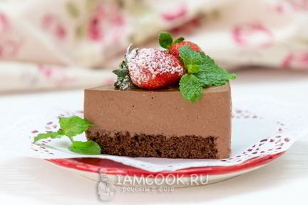 Шоколадный муссовый торт