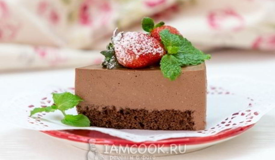 Рецепт шоколадный муссовый торт