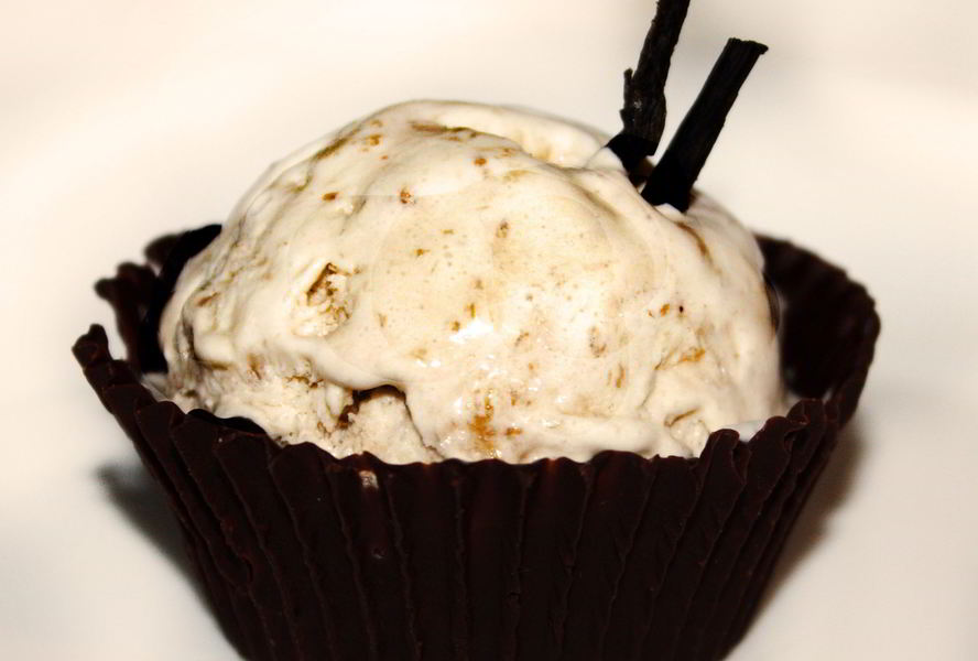 Шоколадные корзиночки с банановым муссом