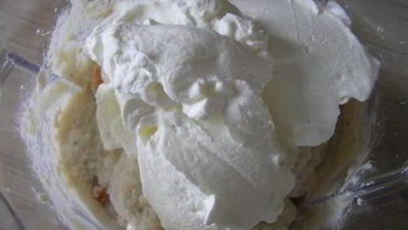 ШАГ 5. торт-мусс с курицей, шпинатом и черри