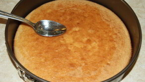 ШАГ 4. торт-мусс с персиками