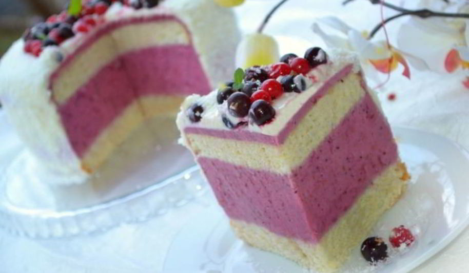 Рецепт торт-мусс смородиновое настроение