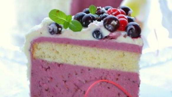 ШАГ 12. торт-мусс смородиновое настроение