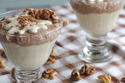 Творожно-банановый мусс