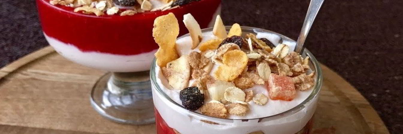 Творожно-ягодный мусс