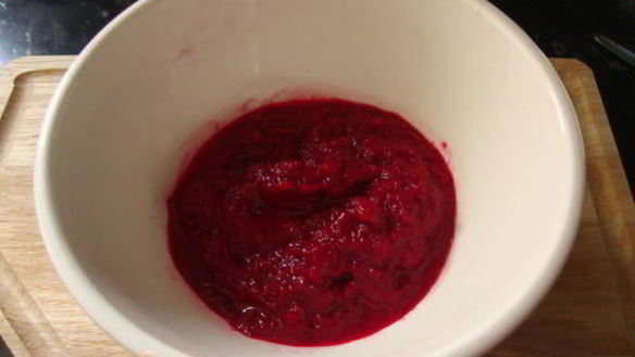 ШАГ 4. веррины со свекольно-мандариновым муссом