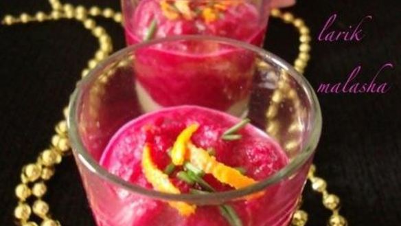 ШАГ 6. веррины со свекольно-мандариновым муссом