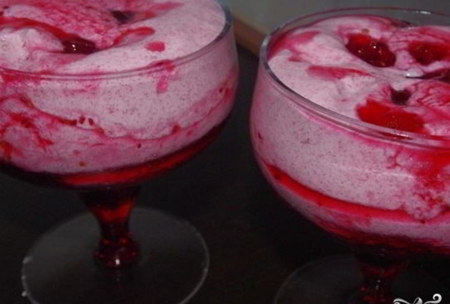 Ягодный мусс на манке