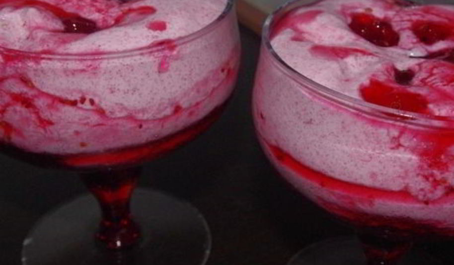 Рецепт ягодный мусс на манке