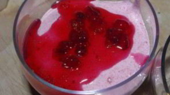 ШАГ 5. ягодный мусс на манке