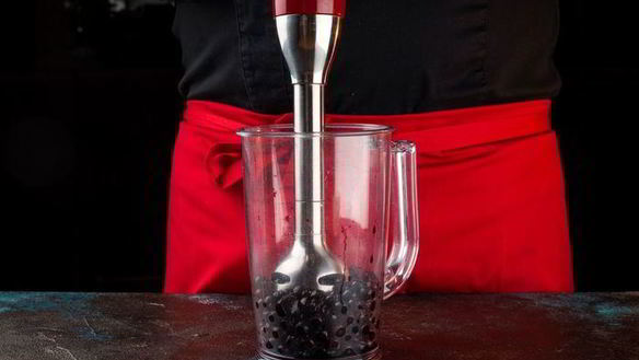 ШАГ 2. ягодный мусс с манной крупой