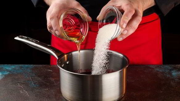 ШАГ 4. ягодный мусс с манной крупой