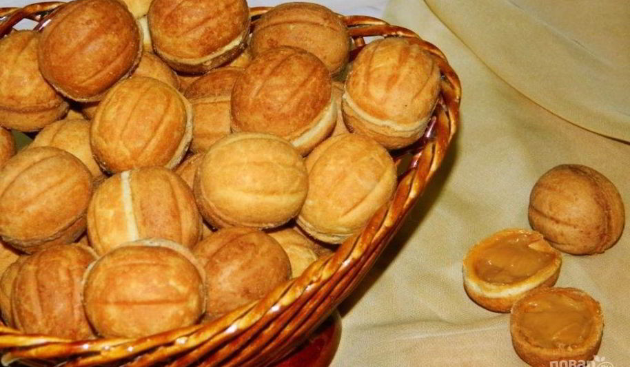 Рецепт орешки со сгущенкой классические