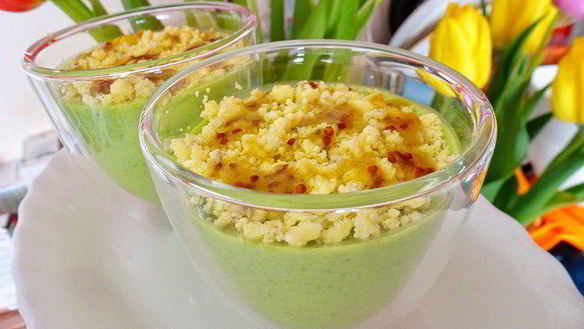 ШАГ 7. панна-котта из зеленого горошка